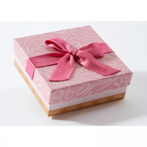 Priontáil Bosca Páipéar Pacáistiú Pacáistiú Pink Pretty Do Fianáin