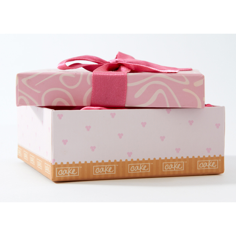 Priontáil Bosca Páipéar Pacáistiú Pacáistiú Pink Pretty Do Fianáin